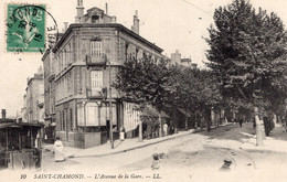 S5435 Cpa 42 Saint Chamond - L'Avenue De La Gare - Saint Chamond