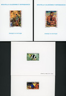 NOUVELLE CALEDONIE 1983 à 1986 17 EPREUVES DE LUXE De La POSTE AERIENNE N°234 à 250 De 1983 à 1986. TB - Sin Dentar, Pruebas De Impresión Y Variedades