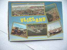 Nederland Holland Pays Bas Vlieland Met Panorama's In Blauw - Vlieland