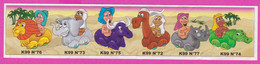 264641 / Instruction Kinder Surprise - K99n.76 Lion , Elephant, Buffalo, Camel, Rhino, Crocodile 14.0 X 3.0 Cm. - Istruzioni