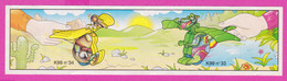 264642 / Instruction Kinder Surprise - K99n.34 Bird , K99n.33 Crocodile , 13.5 X 3.4 Cm. - Notices