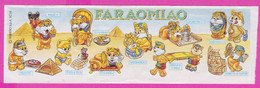 264644 / Instruction Kinder Surprise - FERRERO S.p.A. XCVII , FARAOMIAO , Cat , 12.3 X 3.8 Cm. - Notices