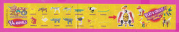 264648 / Instruction Kinder Surprise - EBF,SA XCVIII , Crazy Zoo Safari Collection 14 Animals 24.0 X 3.5 Cm. - Notices