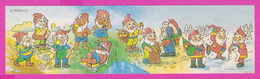 264652 / Instruction Kinder Surprise - FERRERO D.,  Dwarf Dwarves Santa Claus Skating Grape , 13.3 X 3.6 Cm. - Notices