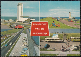 Netherland - Monument Afsluitdijk Holland - Zuiderzee - Friesland - Cars - VW Bus - Renault - Reisebus - Den Oever (& Afsluitdijk)