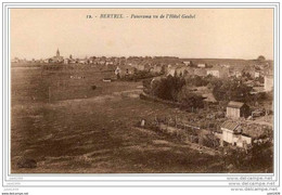 BERTRIX ..--   Vu De L' Hôtel GEUBEL . Rue De La GARE Vers L ' Eglise . - Bertrix