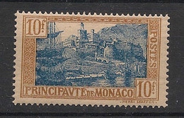 Monaco - 1924 - N°Yv. 103 - 10f Bistre Et Bleu - Neuf Luxe ** / MNH / Postfrisch - Altri & Non Classificati