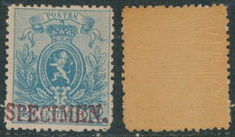 Petit Lion Dentelé - N°24** Neuf Sans Charnières + Surcharge SPECIMEN En Mauve. TB & Léger Coin Arrondi - 1866-1867 Blasón