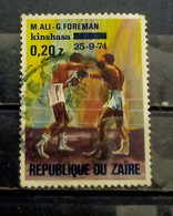 Republique Du Zaire - 1974.-  M. Ali - G. Foreman. 1v Overprint Cancelled ( Condition As Per Scan ) ( D) - Usados