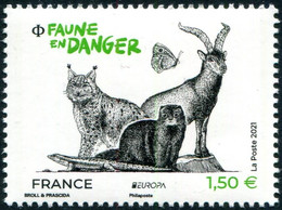 France 2021 -  Europa 2021 - 1 Val Neuf // Mnh - 2021