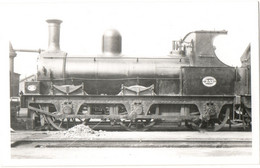 Postcard Size Photograph Of Taff Vale Railway- Engine No.252 (dates Back To 1860) - Eisenbahnen