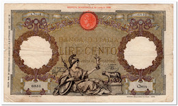ITALY,100 LIRE,1942,P.55b,CIRCULATED - 100 Liras