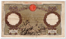 ITALY,100 LIRE,1943,P.60,CIRCULATED - 100 Lire