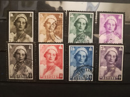 FRANCOBOLLI STAMPS BELGIO BELGIQUE 1935 USED SERIE COMPLETA COMPLETE REGINA ASTRID QUEEN BELGIE OBLITERE' - 1929-1941 Grand Montenez