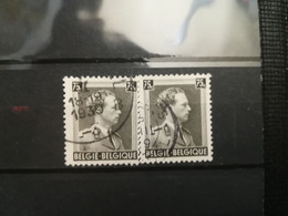 FRANCOBOLLI STAMPS BELGIO BELGIQUE 1938 USED SERIE RE LEOPOLDO III KING LEOPOLD  BELGIE OBLITERE' - 1929-1941 Groot Montenez