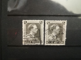 FRANCOBOLLI STAMPS BELGIO BELGIQUE 1938 USED SERIE RE LEOPOLDO III KING LEOPOLD  BELGIE OBLITERE' - 1929-1941 Gran Montenez