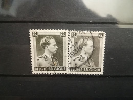 FRANCOBOLLI STAMPS BELGIO BELGIQUE 1938 USED SERIE RE LEOPOLDO III KING LEOPOLD  BELGIE OBLITERE' - 1929-1941 Grande Montenez