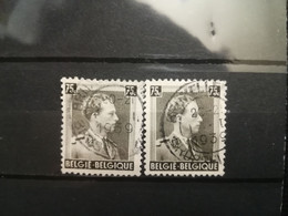 FRANCOBOLLI STAMPS BELGIO BELGIQUE 1938 USED SERIE RE LEOPOLDO III KING LEOPOLD  BELGIE OBLITERE' - 1929-1941 Gran Montenez