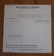 Rolls-Royce Ltd. - 1970 - Automovilismo