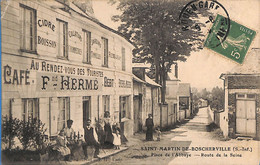 76 -  Seine Maritime   -  Saint Martin De Boscherville - Place De L'Abbaye - Route De La Seines   (N5358) - Saint-Martin-de-Boscherville