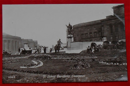 Real Photo Card - Valentine's Serie / Liverpool, St. Johns Gardens - Liverpool