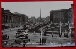 Real Photo Card - Valentine's Serie / Liverpool, Haymarket & William Brown Street - Liverpool