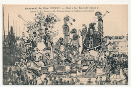CPA - NICE (Alpes Maritimes) - Carnaval XXXXI - Char "Les Tours De Cochon"  - Publicité Verso Huile D'Olive - Carnevale