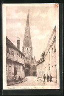 AK Salzwedel, Lorenzstrasse Mit Marienkirche - Salzwedel