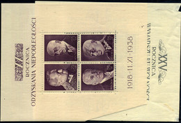 Polonia (HB) Nº 7 Y 8. Año 1938 - Blocchi E Foglietti
