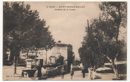 CPA - NICE - SAINT-ROMAN-BELLET (Alpes Maritimes) - Avenue De La Poste - Sonstige & Ohne Zuordnung