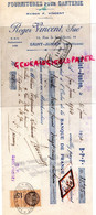 87 - SAINT JUNIEN - ST JUNIEN- TRAITE GANTERIE ROGER VINCENT FOURNITURES -12 PLACE DE LA LIBERTE GANTS DE PEAU - 1934 - Ambachten
