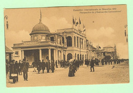 S052 - BELGIQUE - Bruxelles -Exposition Internationale 1910 - Perspective De L'avenue Des Concessions - Expositions Universelles