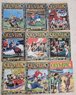 OLYMPIC - Editions ARTIMA. LOT 9 Numéros Grand Format (1958-1961) Bel Ensemble - Arédit & Artima