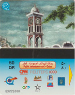 461/ Qatar; P90. Ornate Clock Tower - Qatar