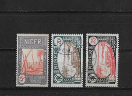 Niger Yv. 34A - 36 O. - Gebruikt