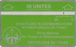 420/ Chad; P4. Green - Logo, CP 305D - Tchad