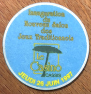 13 CASSIS CASINO INAUGURATION JETON CHIP TOKENS COINS GAMING - Casino