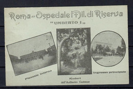 Roma Ospedale UMBERTO I 1917 Viaggiata - Gezondheid & Ziekenhuizen