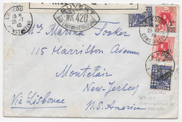 ALGERIE WW2 1940 French Marseille WK 420 Censored Cover LE KOUIF CONSTANTINE > USA Censure CONTROLE POSTAL MILITAIRE - Briefe U. Dokumente