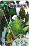 Dominican Rep. - Codetel (ComuniCard) La Cotorra Parrot, 1997 Edit. - 1997, 45$, Remote Mem. Used - Dominicaanse Republiek