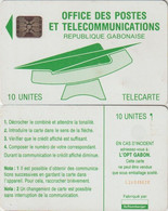 423/ Gabon; P1. Green Logo, SC5, C2A040628 - Gabon