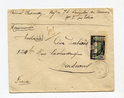 !!! CAMEROUN, CORPS EXPEDITIONNAIRE, LETTRE RECO DU 24/12/1915 POUR BORDEAUX - Covers & Documents