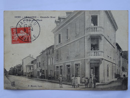 CPA (38) Isère - JALLIEU - Grande Rue Et Rue Du Plan - Jallieu