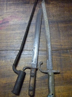 Lot De 3 Baionnettes En L état - Knives/Swords