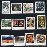 USA Modern Art In America Kompl. Satz(12) Gestempelt - Used Stamps