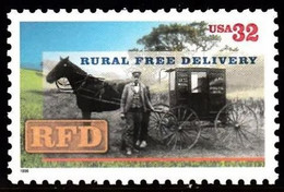 VERINIGTE STAATEN ÉTATS UNIS USA 1996 RURAL FREE DELIVERY MNH SC 3090 YT 2533 MI 2754 SG 3225 - Sheets