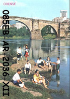 Postal Orense Puente Romano Folklore Editorial Arribas Nº 2036/134a-85eb Año 1969* - Orense