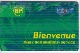 ANCIENNE CARTE - CARBURANT - MAGNETIQUE -  STATION SERVICE ESSENCE BP MOBIL - Autres & Non Classés