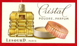 -- CRISTAL POUDRE-PARFUM / LESOURD PARIS -- - Anciennes (jusque 1960)