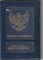 Service Passport INDONESIA 1987 INDONESIE Passeport  De Service - Dienstpaß - Documenti Storici